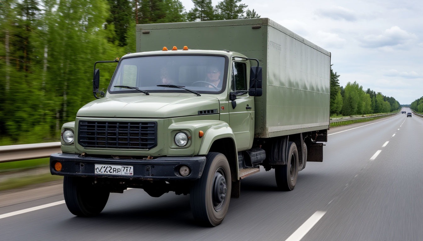 Перевозка вещей военной машиной